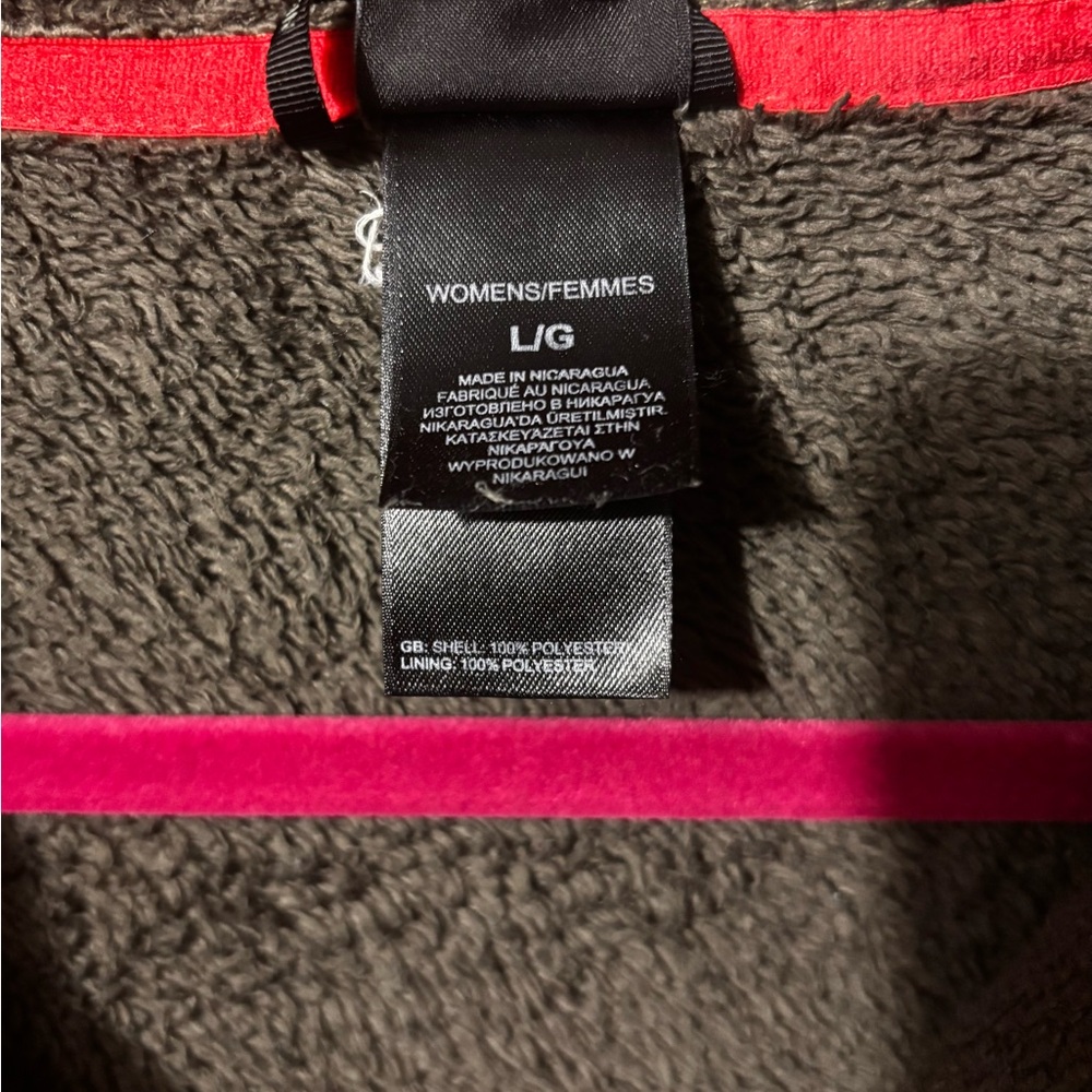 North Face Osito Fleece Jacket Olive Large - Picture 4 of 4